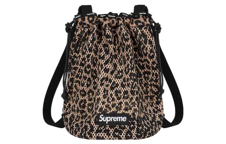 Supreme Supreme Polyester Backpack Small Unisex Leopard Print
