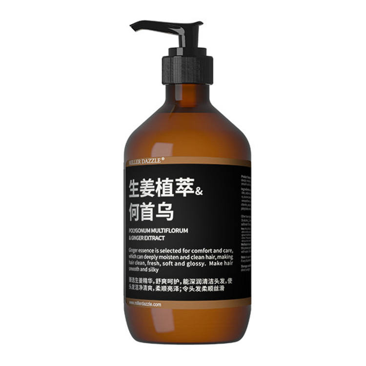 Millerdazzle Ginger Men's Shampoos Hair Care Aromatic Cleaning 500ml