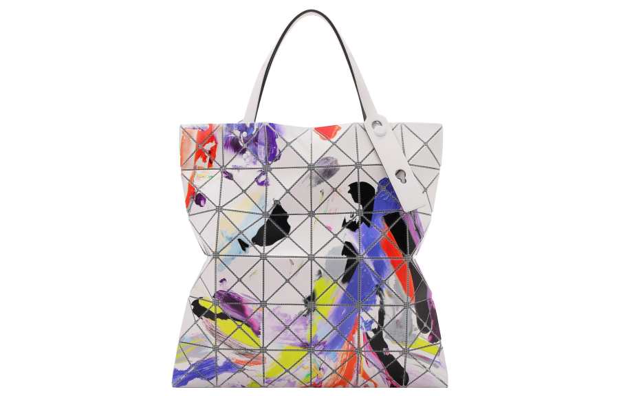 ISSEY MIYAKE Palette Polyvinyl Chloride Handbag Regular Unisex Light Gray
