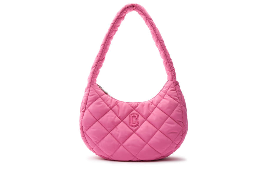 MLB MLB Polyester Cloud Bag, Dumpling Bag, Shoulder Bag, Handbag, Shoulder Bag Medium Women's Pink