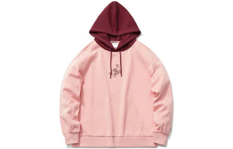 Li-Ning Li Ning X Disney Sweatshirts Women's Pink Hooded Moderate Regular
