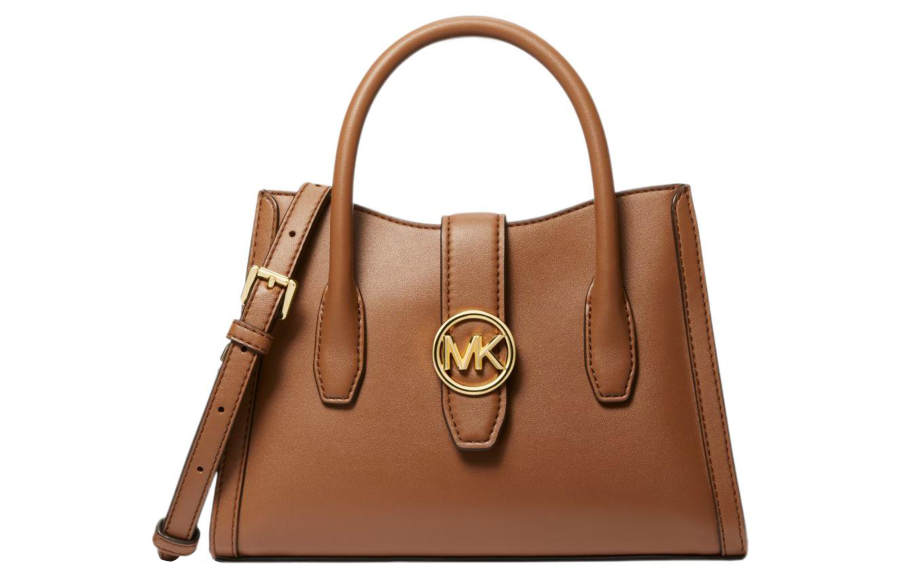 MICHAEL KORS Gabby Leather Handbag Small Women's Brown