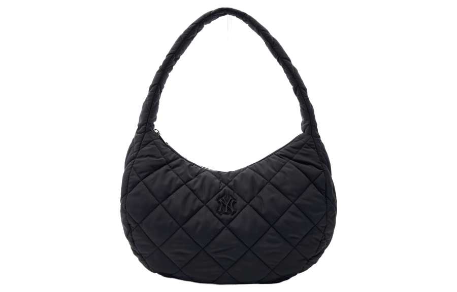 MLB Polyester Cloud Bag, Dumpling Bag, Shoulder Bag, Hobo Bag, Handbag, Shoulder Bag Large Women's Black