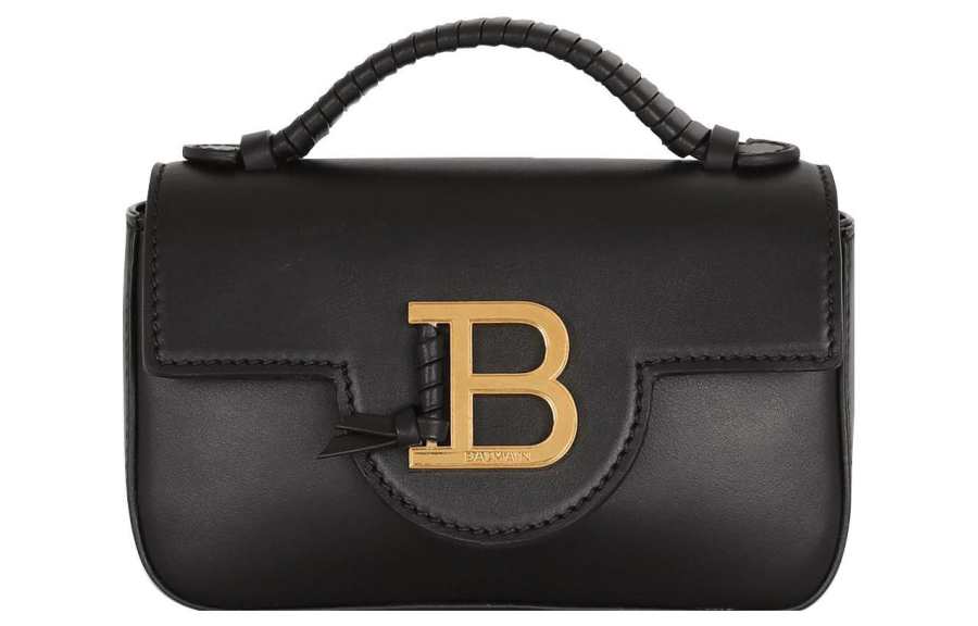 Balmain Bbuzz logo-plaque mini bag