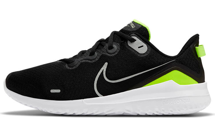 Nike Nike Renew Ride Slip-Resistant Cushioning Wear-Resistant Low-Top Casual Running Shoes Unisex Black Gray Green
