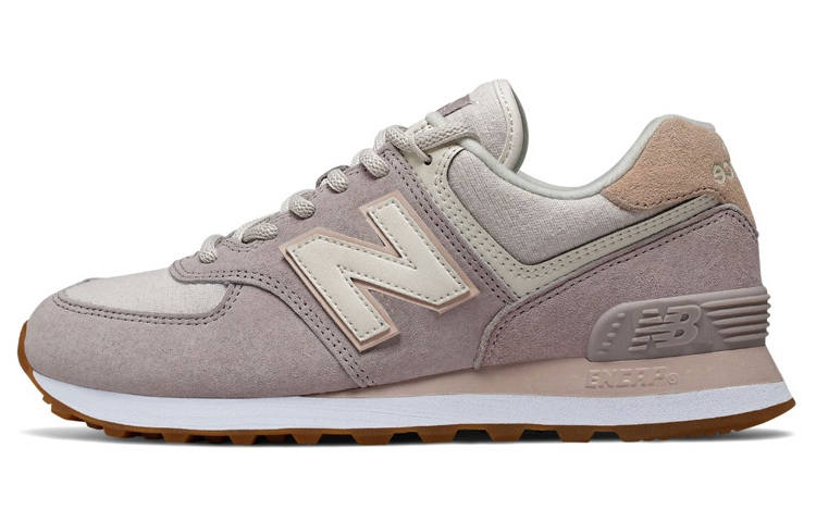 New Balance New Balance NB 574 Breathable Lightweight Breathable And Lightweight Low top Casual Running Shoes Women's Smoky Pink