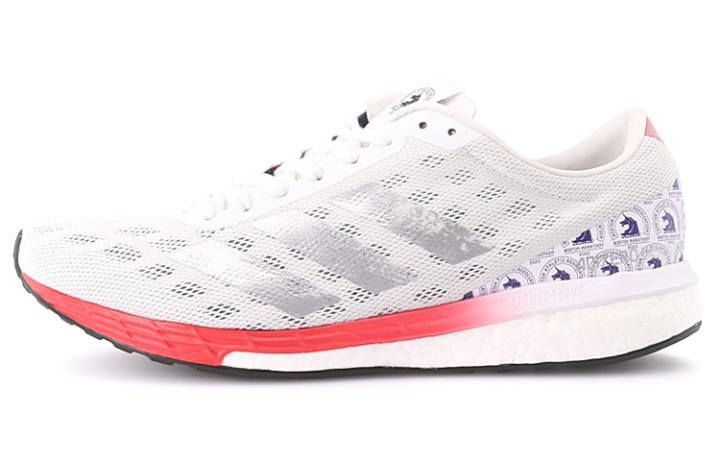 Adidas Adidas Adizero Boston 9 'White Scarlet'