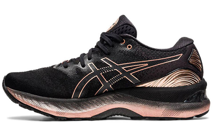 ASICS Gel Nimbus 23 Platinum 'Black Rose Gold' Women's
