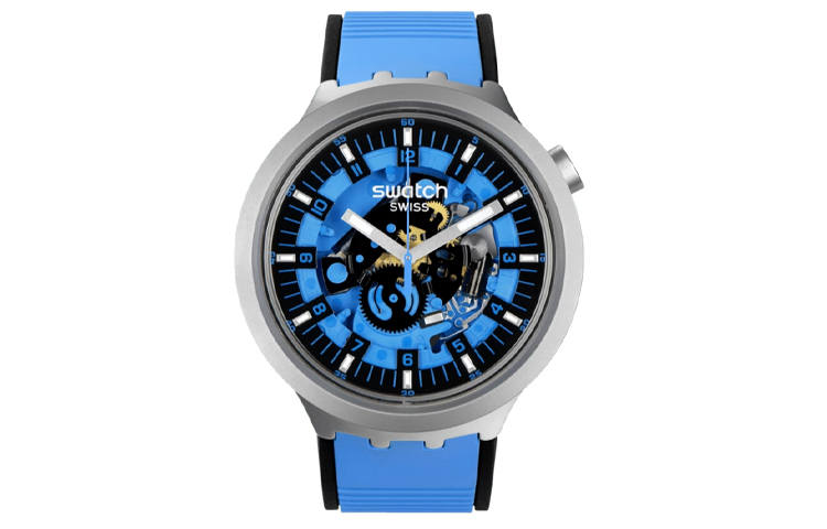 SWATCH SWATCH Men 47mm Skeleton Watch SB07S106