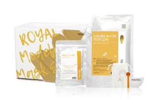 DERMABELL Gold Dewy Soft Film Facial Masks Soothing Tightening Hydrating Antioxidant Oil Control 1100g