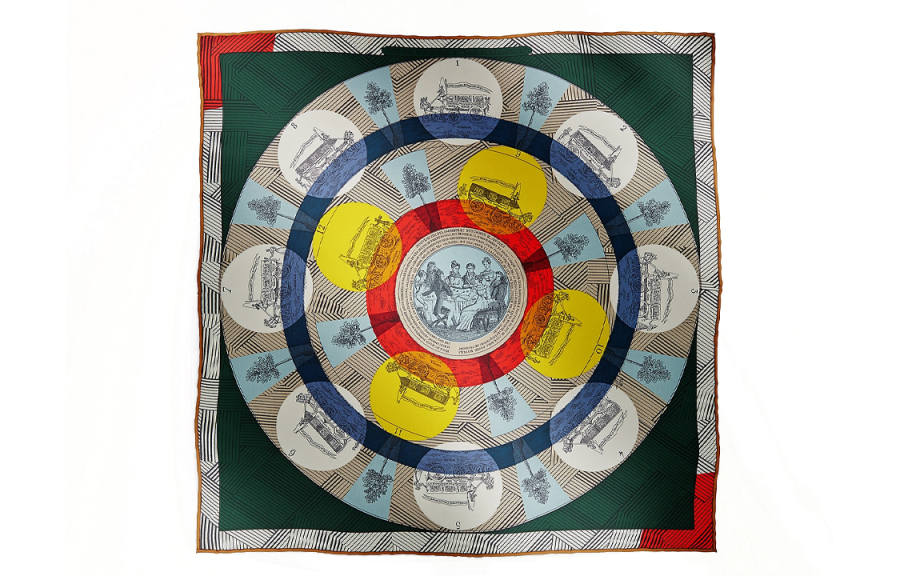 HERMES HERMES Scarves Unisex Multicolor