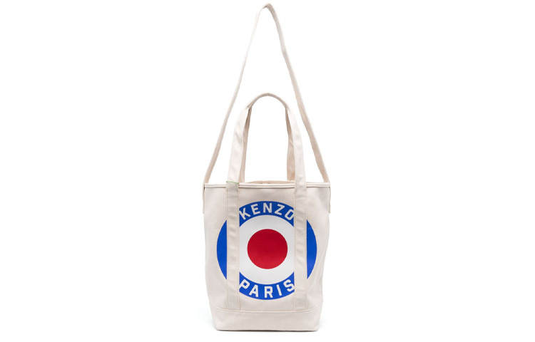 KENZO 【Previous Season】large Kenzo Target motif tote bag