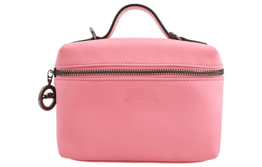 LONGCHAMP Le Pliage Xtra Cow Leather Box Bag, Handbag, Shoulder Bag, Crossbody Bag Mini Women's Rose Pink