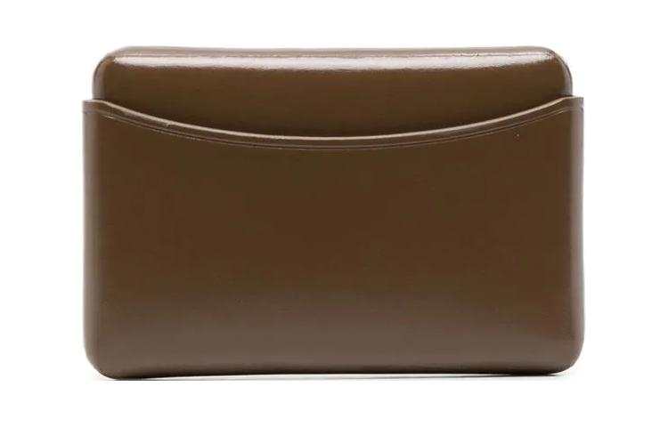 Lemaire Calfskin Coin Purse, Card Holder Women's Brown