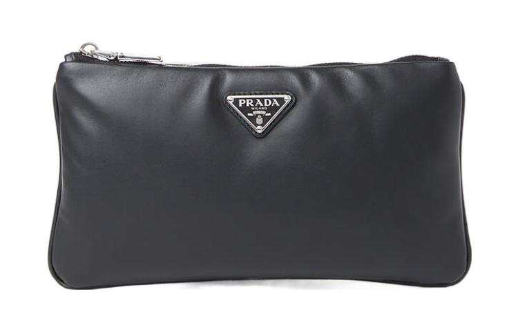 PRADA PRADA Leather Wallet Regular Men's Black