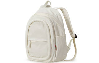 MIXI Fabric Laptop Bag Backpack Medium Unisex White
