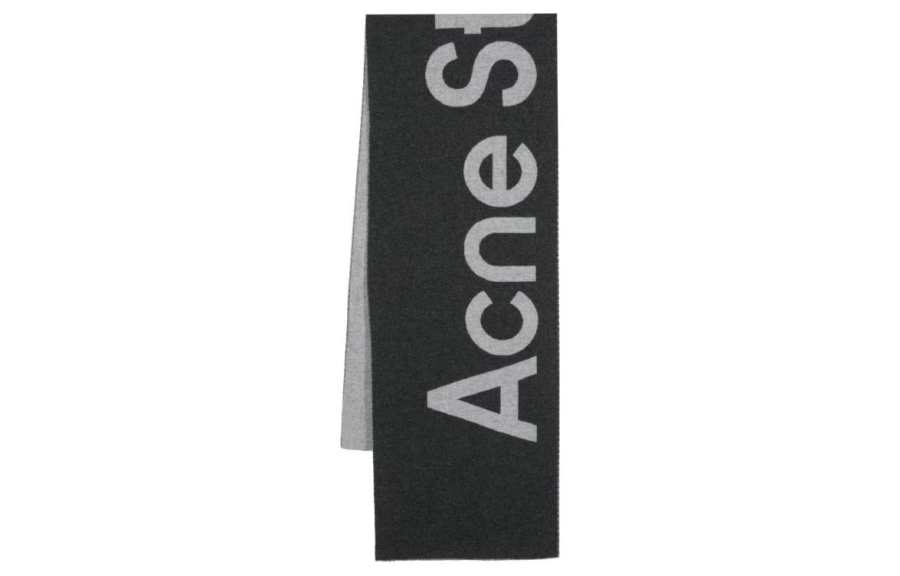 Acne Studios 【Previous Season】logo-knit wool scarf