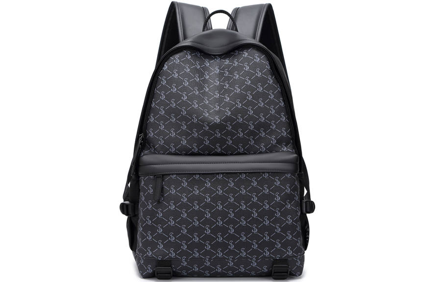 Slazenger Slazenger Soft Leather Backpack Men's Pattern Black