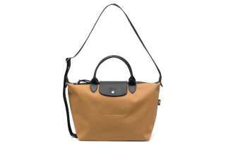 LONGCHAMP Le Pliage Energy Cow Leather One Shoulder Handbag Medium Women's Brown