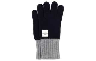 THOM BROWNE Rwb Stripe Knitted Gloves