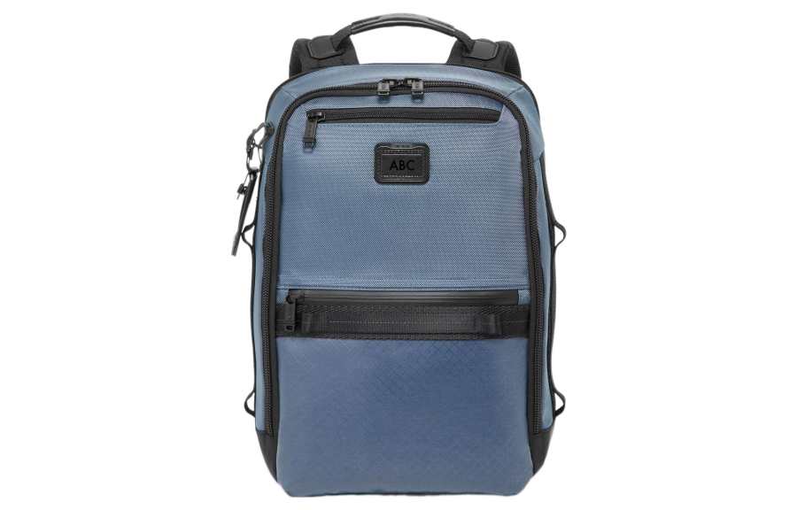 TUMI TUMI Nylon Backpack Regular Men's Black & Blue