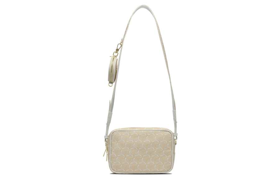 LI-NING 1990 LI NING 1990 Fabric With Leather Coin Purse, Shoulder Bag, Crossbody Bag Regular Unisex Almond Khaki