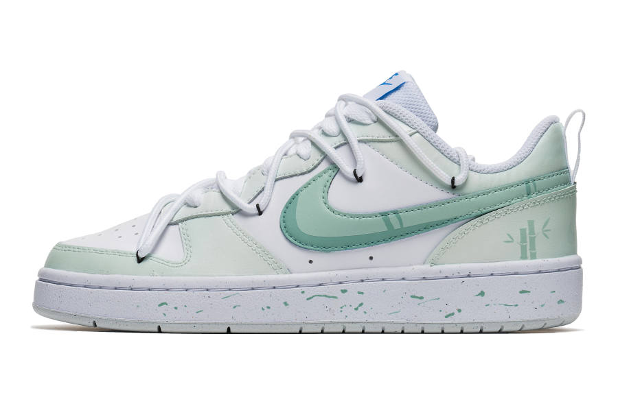 Nike Nike Court Borough Low 2 Low top Skateboard Shoes GS White Green