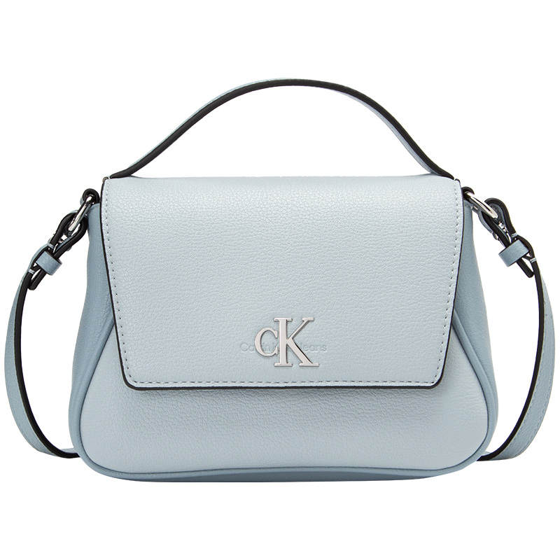 CALVIN KLEIN Pu Crossbody Handbag Women's Light Blue