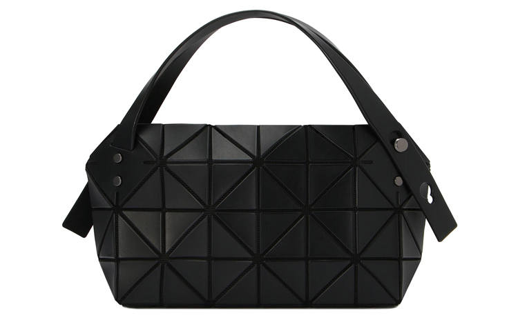 ISSEY MIYAKE SlashBoston PVC Boston Bag, One Shoulder Handbag Regular Unisex Black
