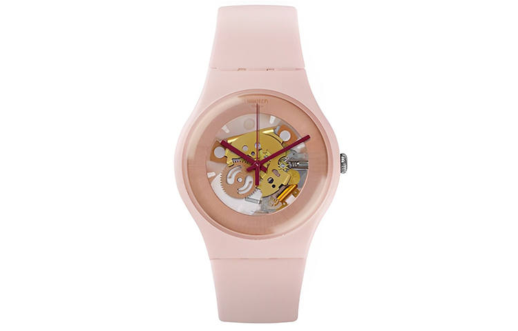 SWATCH SWATCH Unisex 41mm Skeleton Watch SUOP107