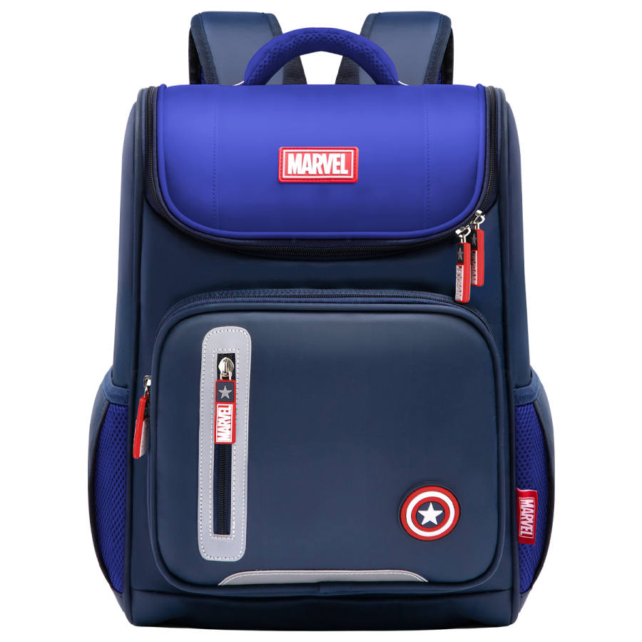 Disney Disney Marvel Collaboration Polyester Hero Backpack For Kids Large Kids' Blue/Red