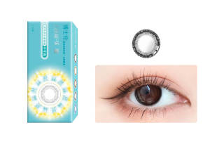 BAUSCH&LOMB Boshilun Myriad Flowers Contact Lense For Joyful Eyes Contact Lenses Mixed Color Half yearly Disposable 2 Pcs