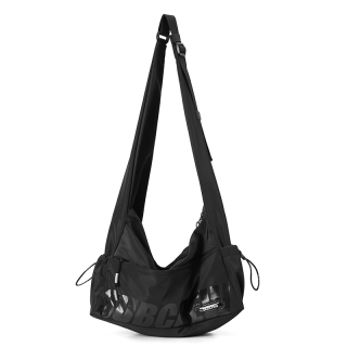 Subcrew Polyester Crossbody Bag, Shoulder Bag Unisex Black/Gray/Khaki