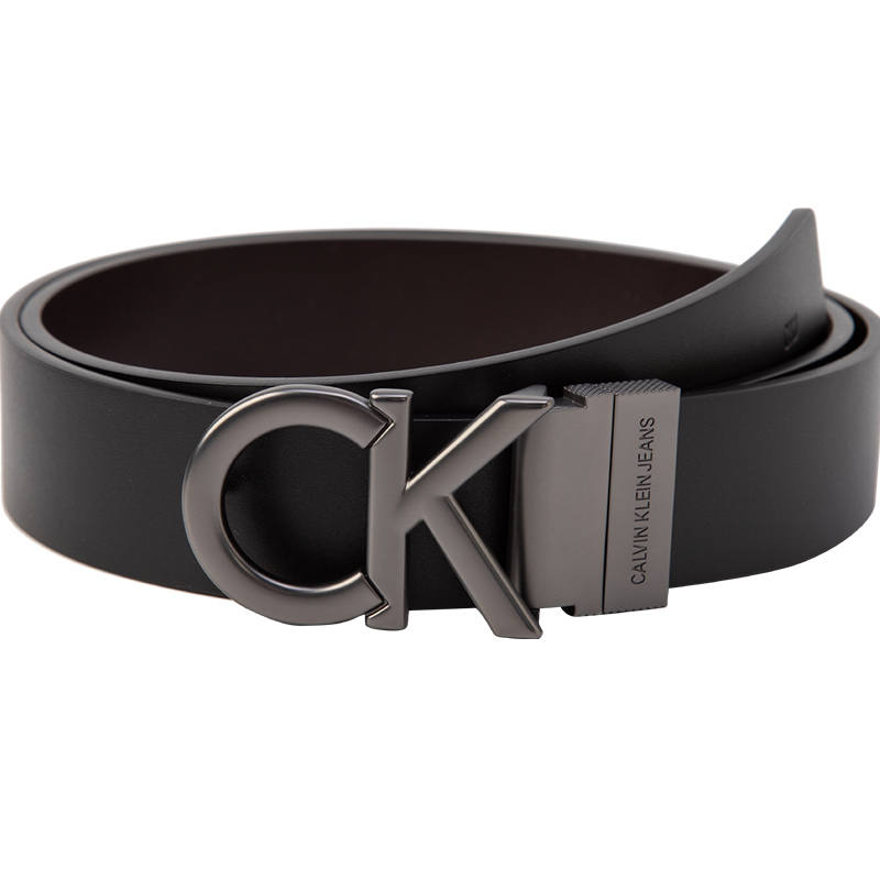 CALVIN KLEIN Cow Leather Belts Men's Black/Brown