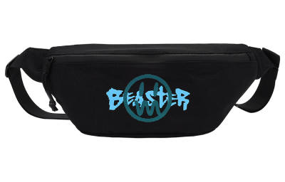 BEASTER Polyester Crossbody Bag Sling Bag Regular Unisex White/Black