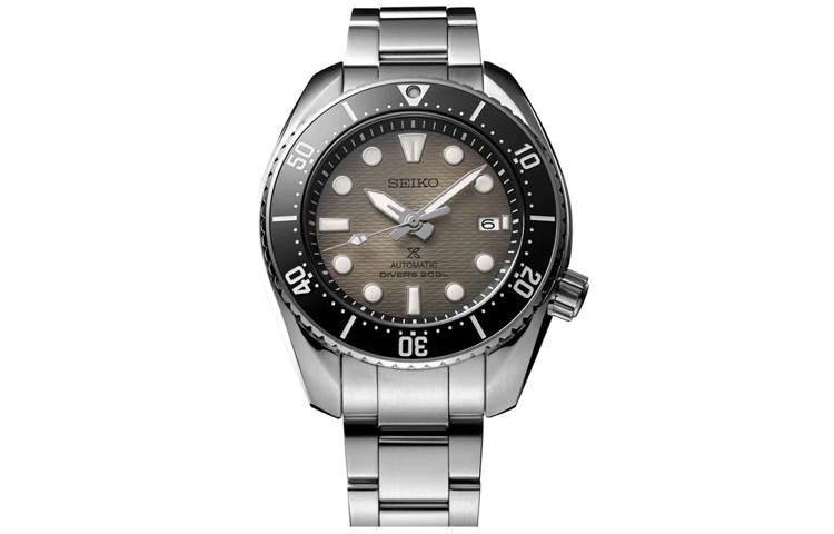 SEIKO 200m Waterproof Automatic Mechanical Movement Stainless Steel Strap Watch 45mm Men's Watches