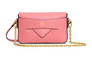 Moynat Calfskin Crossbody Bag, Shoulder Bag Women's Pink