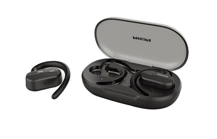 PHILIPS PHILIPS A6708 Sports Style, Sweat Resistant, Waterproof, Fast Charging Ear mounted Active Noise Cancellation