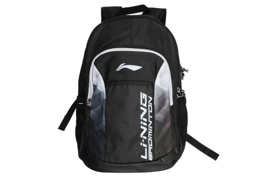 Li-Ning Li Ning Athleisure Polyester Backpack Regular Men's Black Gray