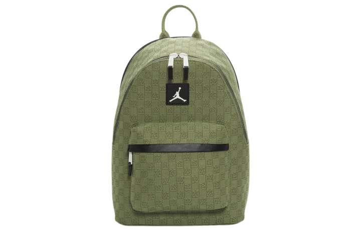 Jordan Jordan Cotton With Polyester Backpack Large Unisex Olive Green