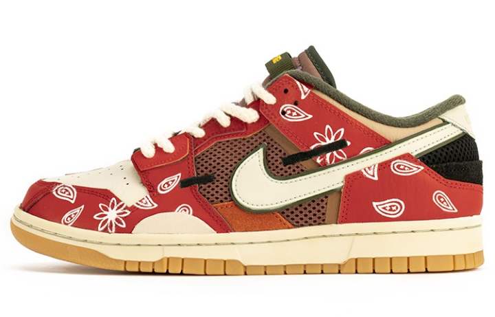 Nike Nike Dunk Scrap 'Archeo Brown' Leather Slip Resistant, Abrasion Resistant, Lightweight
