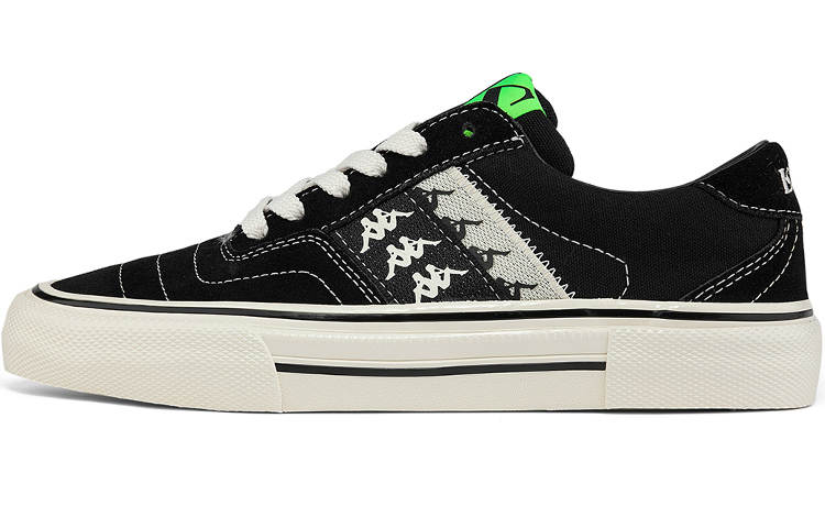 Kappa Kappa Low top Skateboard Shoes Unisex Black