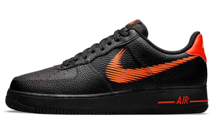 Nike Nike Air Force 1 Low Zig Zag Black Orange