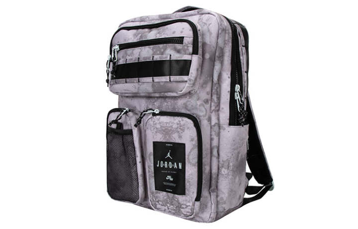 Jordan Jordan Polyester Mountaineering Bag Sports Backpack Unisex Gray Camouflage
