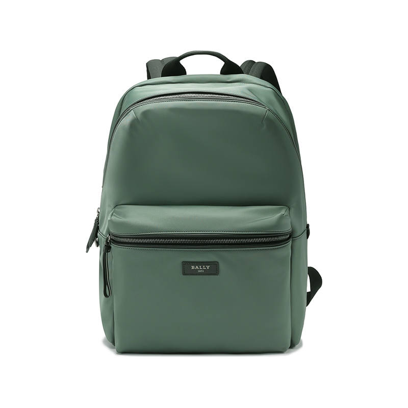 BALLY BALLY Fabric Backpack Men's Dark Night Green