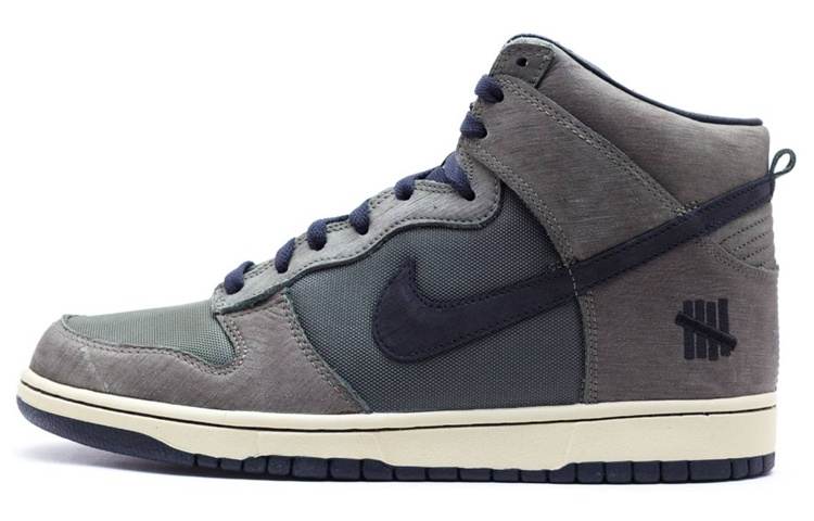 Nike Nike Dunk Slip Resistant Lightweight Non slip Lightweight High top Skateboard Shoes Men's Gray