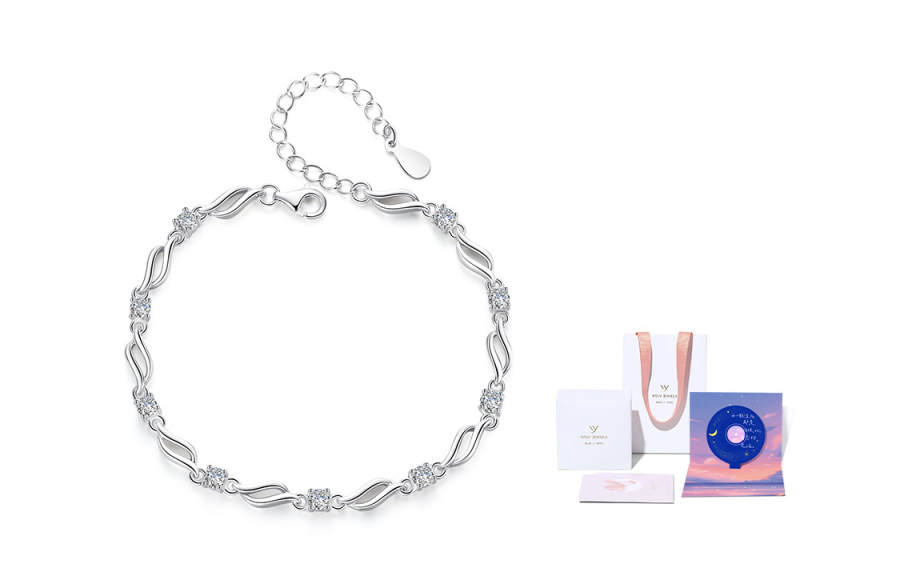 WINY WINY 999 Fine Silver Bracelets Women's Silver