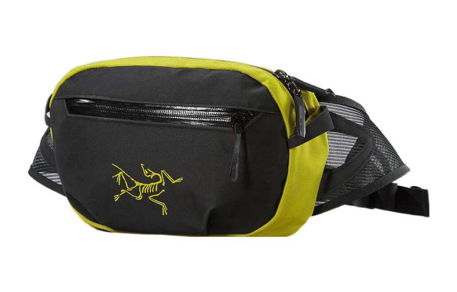 Arcteryx Arc'teryx Arro No Capacity One Shoulder Crossbody Fanny Pack Outdoor Bag Nylon Black Yellow Unisex