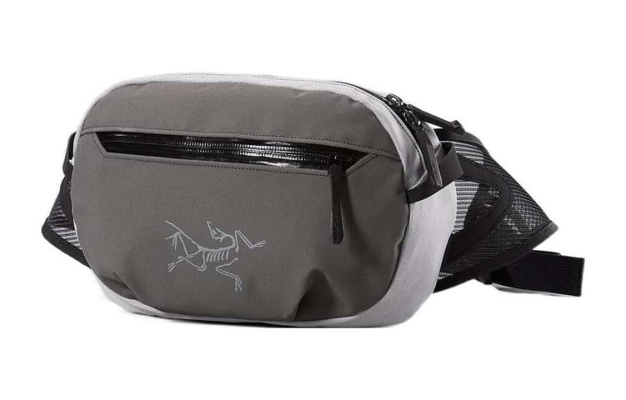 Arcteryx Arc'teryx 0.7L Fanny Pack Outdoor Bag Nylon Gray White Unisex