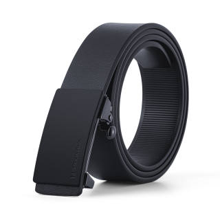 HLA Split Cow Leather Zinc Alloy Leather Belts Men's 3.4cm